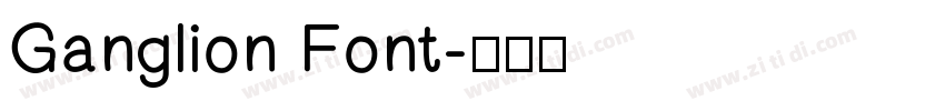 Ganglion Font字体转换